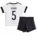 Tyskland Thilo Kehrer #5 Replika Babykläder Hemma matchkläder barn VM 2022 Korta ärmar (+ Korta byxor)